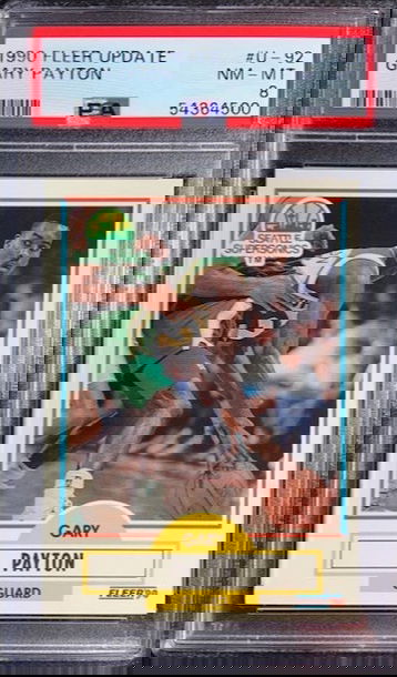 1990 Fleer Update #U-92 Gary Payton Rookie RC Card PSA 8 Seattle Supersonics