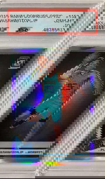 2019 Panini Donruss Optic PJ Washington Jr Holo PSA 10 Gem Mint #152