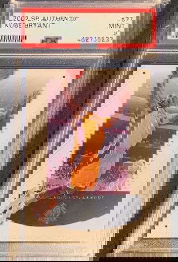 2002 SP Authentic Kobe Bryant PSA 9