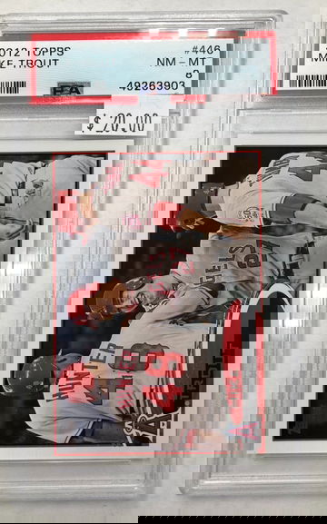 2012 Topps Mike Trout PSA 8