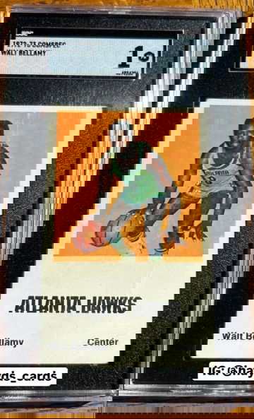 1972 Comspec Walt Bellamy - SGC 1 - Extremely Rare & Low Pop