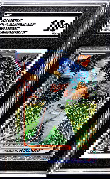 2024 Bowman #BCP-47 Jackson Holliday Chr. Pros. Mini-Diamond Ref. SGC 10