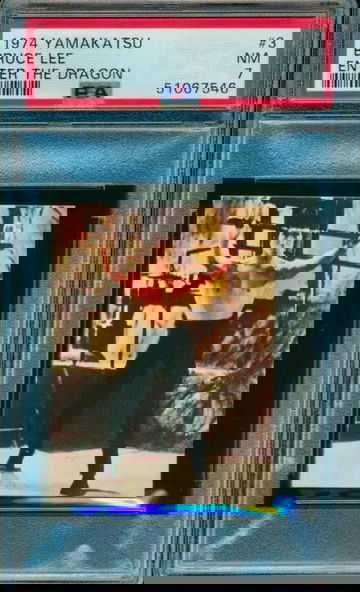 1974 Yamakatsu  Bruce Lee #3 Enter the Dragon PSA 7