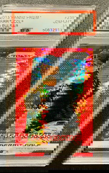 2013 Prizm Gerrit Cole Red Pulsar RC PSA 10 POP 3