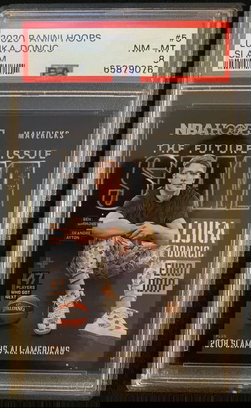 2020 Panini Hoops Luka Doncic SLAM #5 PSA 8! 