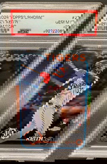 2024 Topps Chrome Colt Keith Refractor RC PSA 10