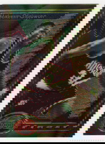 1993-94 TOPPS FINEST HAKEEM OLAJUWON # 76 HOF 3 CARDS LOT