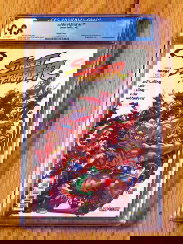 STREET FIGHTER #1 COVER B CGC 9.8 NM/M WP 2003 Arnold Tsang Variant Wraparound