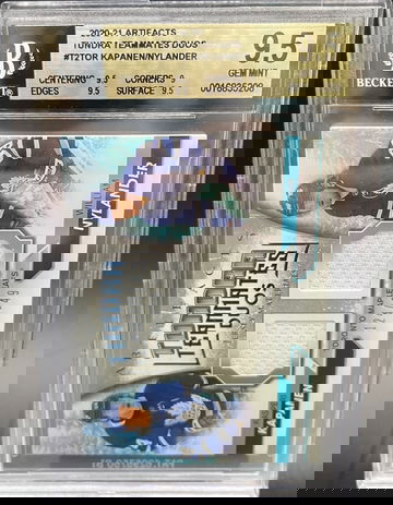 2020-2021 Artifacts Kasperi Kapanen/William Nylander Tundra Teammates Duos /249 BGS 9.5