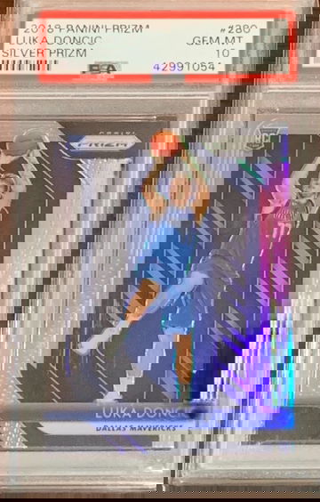 2018 Prizm Luka Doncic Silver PSA 10