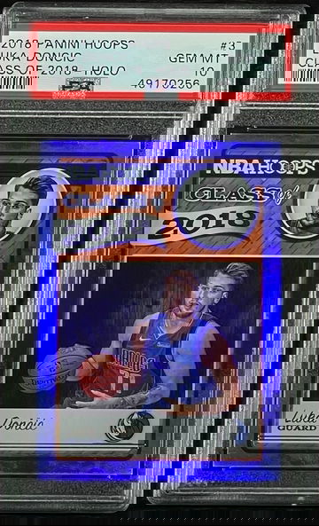 Luka Doncic 2018 Panini Hoops Class of 2018 Holo Rookie Card #3 PSA GEM MINT 10 🔥🔥🔥