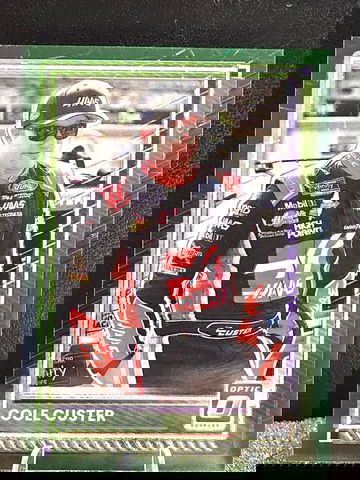 Cole Custer  /99  Optic Green Velocity Prizm  2025 Panini Donruss Racing Nascar