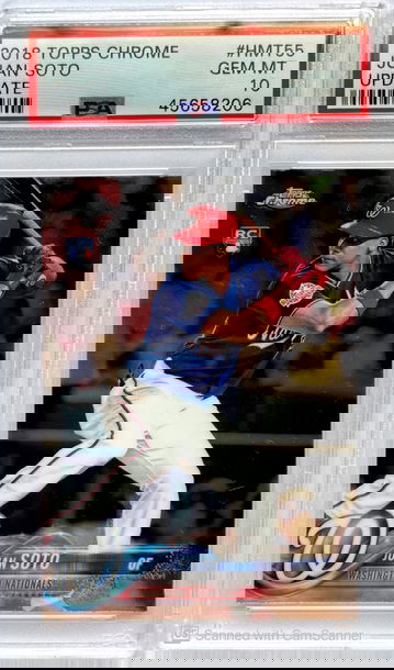 2018 Topps Chrome Juan Soto #HMT55 PSA 10