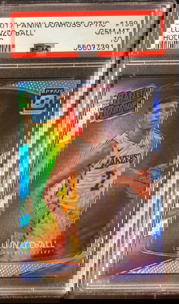 2017 Donruss Optic Lonzo Ball Holo PSA 10 RC