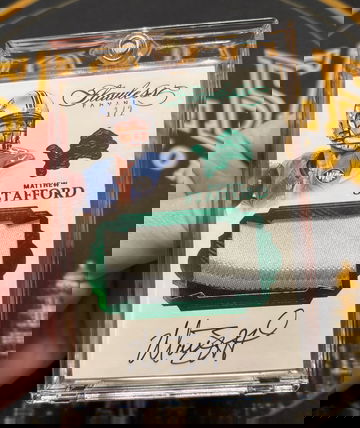 Matthew Stafford 2016 Flawless Patch Auto Emerald /2