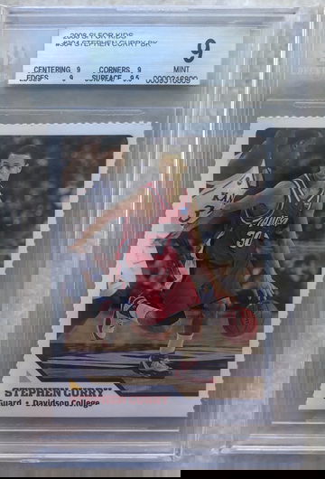 Stephen Curry 2008 SI Kids Rookie BGS 9