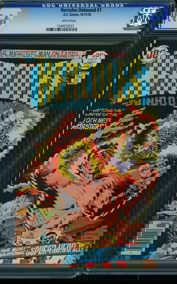 HERCULES UNBOUND #7, CGC 9.6 NM+