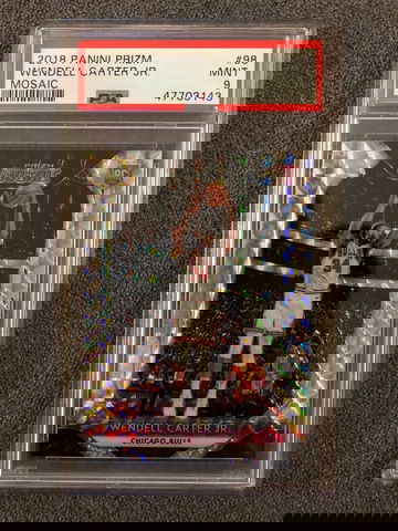 2018 Prizm - Wendell Carter Jr. - Rookie Mosaic PSA 9 Mint