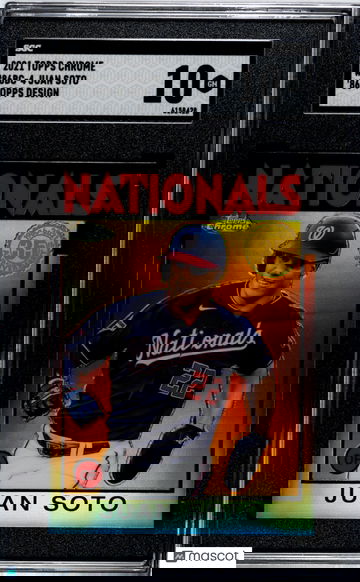 2021 Topps Chrome Juan Soto #86BC-4 SGC 10