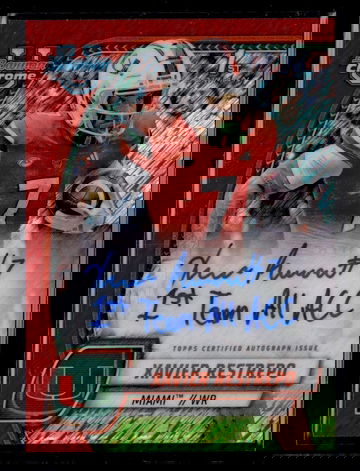 2024 Bowman Chrome Red Xavier Restrepo #PA-XRE Auto