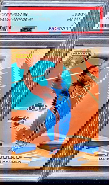 2009 Panini JAMES HARDEN PSA 9 MINT Rookie RC #303 