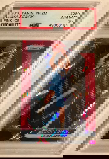 2018 Prizm Luka Doncic Pink ice psa 10 