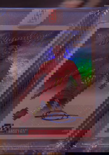 2021-22 Panini Donruss Road To Qatar Ansu Fati The Beautiful Game Auto