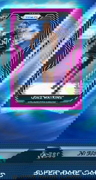 2020 Panini Blitz Primz Purple Quez Watkins /500