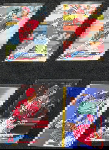 2018 Topps Update Shohei Ohtani (4) Card Lot