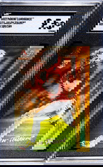 2022 Panini Luminance #121 Jalen Tolbert Gold /249 SGC 9.5