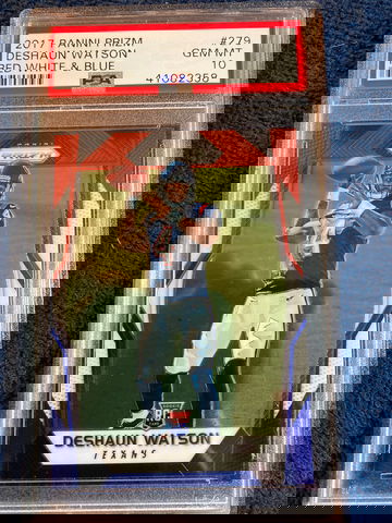 Deshaun Watson Prizm RED WHITE BLUE PSA10 rookie