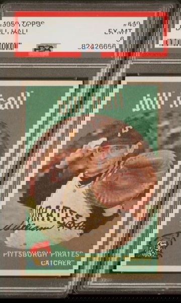 1958 Topps Bill Hall #49 PSA 6 [BL-3.26]