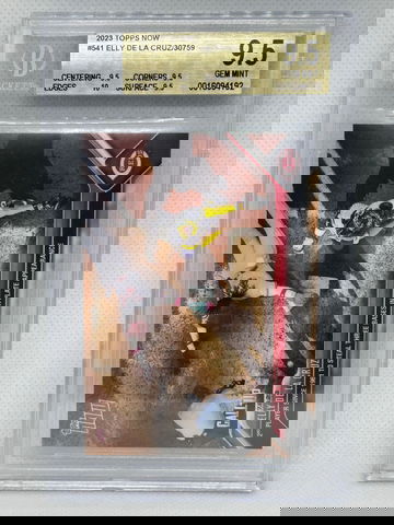 ELLY DE LA CRUZ 2023 TOPPS NOW RC /30759 BGS 9.5
