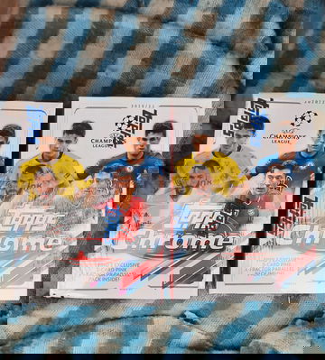 2020-21 Topps Chrome UEFA Champions League Blaster Box Lot of 2