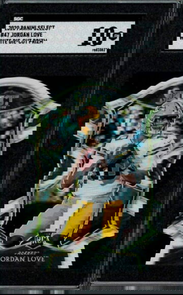 Jordan Love 2020 Select White Die-Cut Prizm Rookie Gem Mint