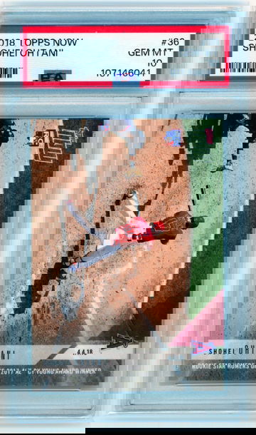 2018 Topps Now #36 Shohei Ohtani PSA 10 GEM MINT!