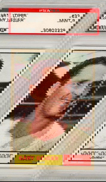 1961 Topps Gary Geiger #33 PSA 9 P1310