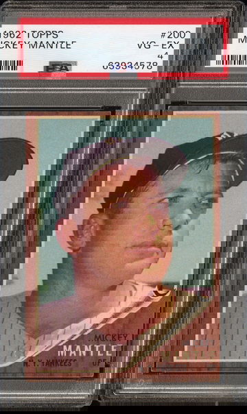 1962 Topps Mickey Mantle #200 PSA 4