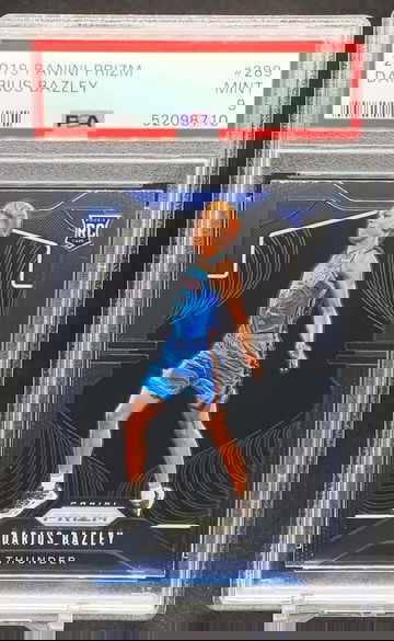 2019 Panini Prizm #289 Darius Bazley Rookie Rc PSA 9 Mint Thunder