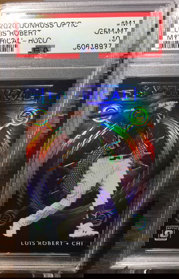 2020 Donruss Optic Luis Robert Mythical Holo PSA 10 Gem Mint