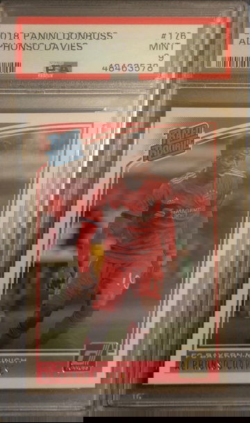 2018 Panini Donruss Alphonso Davies PSA 9