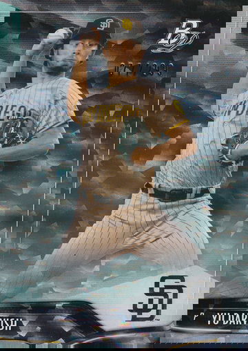 2021 Bowman Platinum Yu Darvish #42 Foilboard 077/299