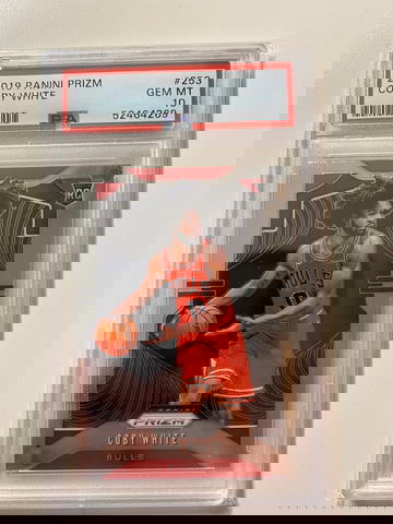 2019 Prizm coby white rookie psa 10 gem mint