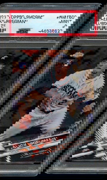 2017 Topps Chrome Update Alex Bregman PSA 9 Mint HMT60