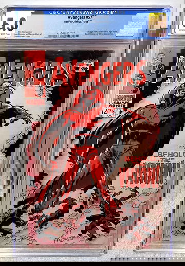 Avengers #57 (1968) CGC 5.0 - 1st Appearance of Vision Marvel Comics Key