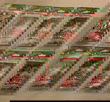 2019 Topps Series 2 Sealed Meijer Blister Pack Lot of EIGHT 16 cards + 1 purple