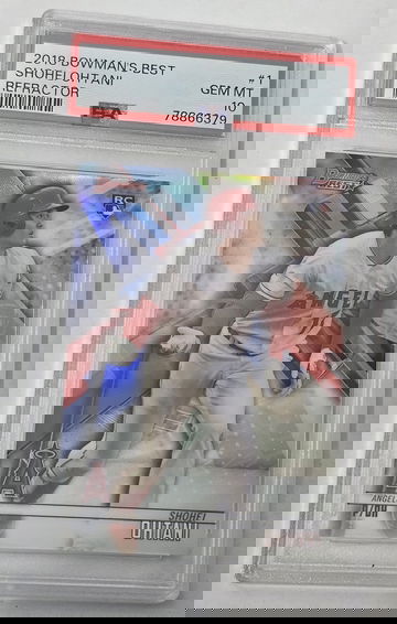 2018 Bowman’s Best Refractor Shohei Ohtani RC PSA 10 Angels Dodgers Rookie
