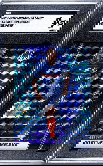 Dayot Upamecano - 2021 Mosaic UEFA Euro #113 Genesis Prizm - SGC 9 Pop 1