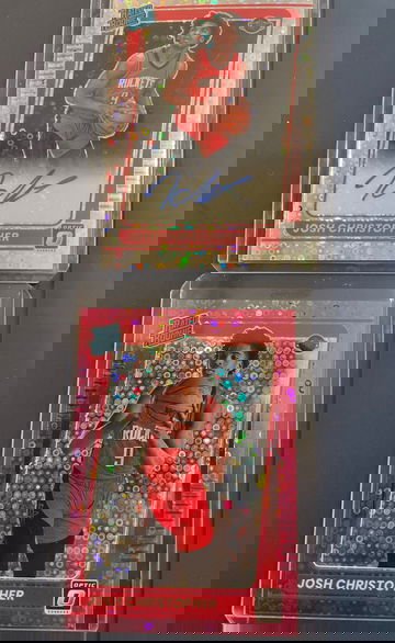 Josh Christopher 2021-22 Panini Donruss Optic Fast Break Pink /20 and Rated Rookie Auto!