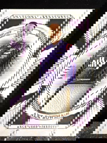 Alex Bowman  2025 National Treasures Racing NASCAR  Race Used Firesuit  /99